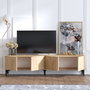 Hanah Home Soporte TV Nora Sapphire Oak Roble Zafiro 180cm Ancho x 50cm Alto x 35cm Profundo Tablero Melamina 18mm